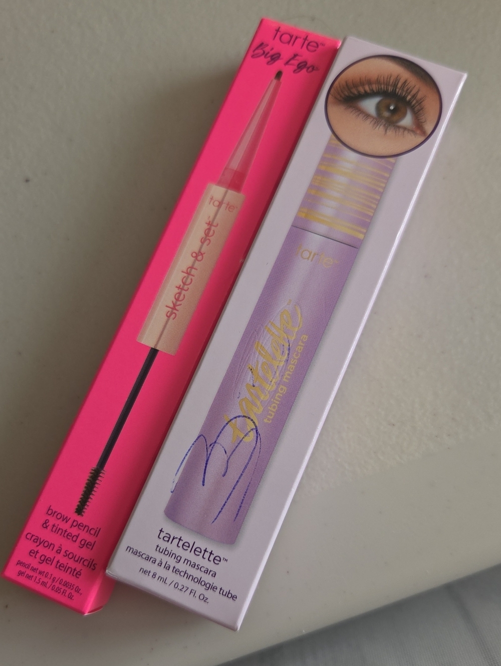 tarte Big Ego Brow Pencil & Tartelette Tubing Mascara